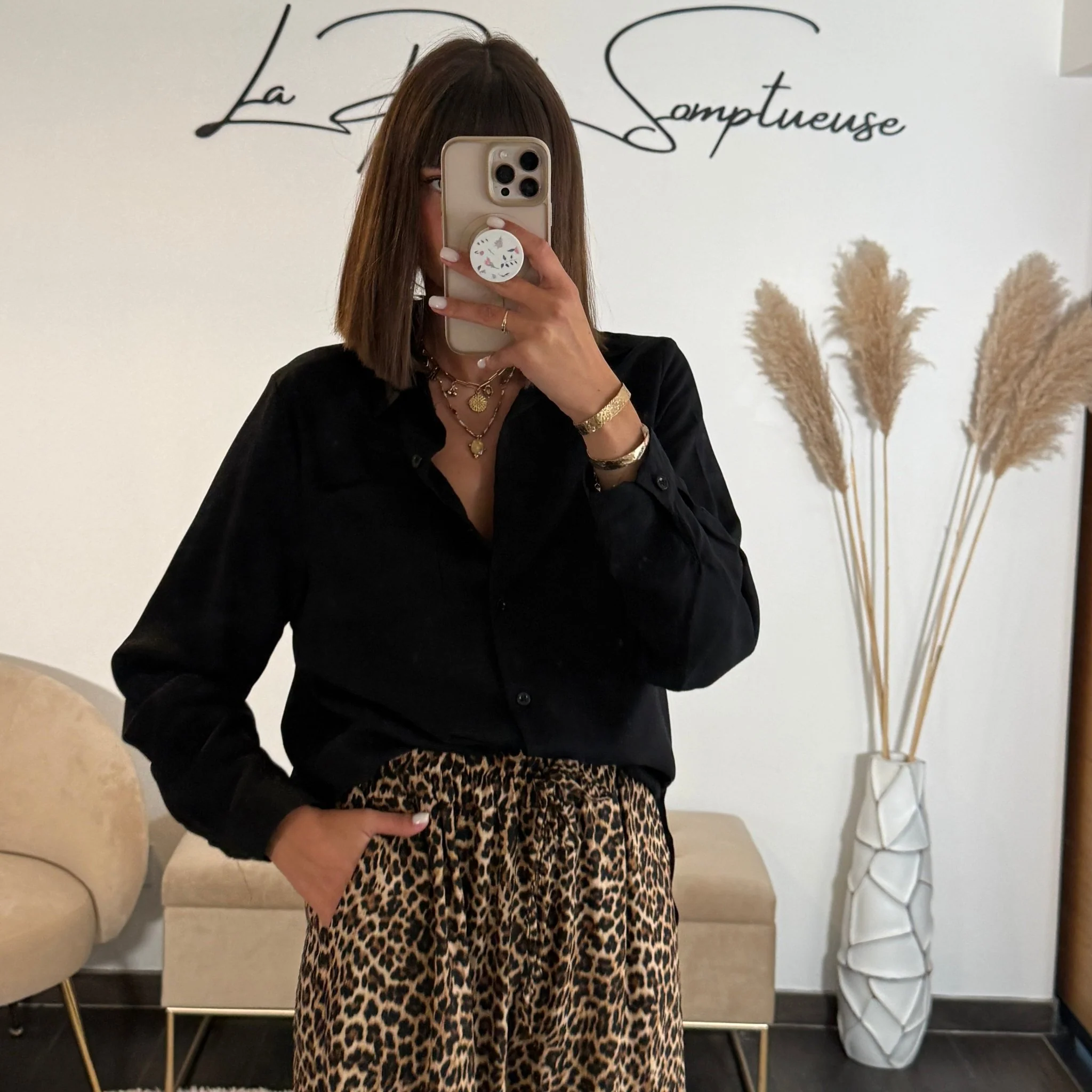 CHEMISE NOIRE FANNY