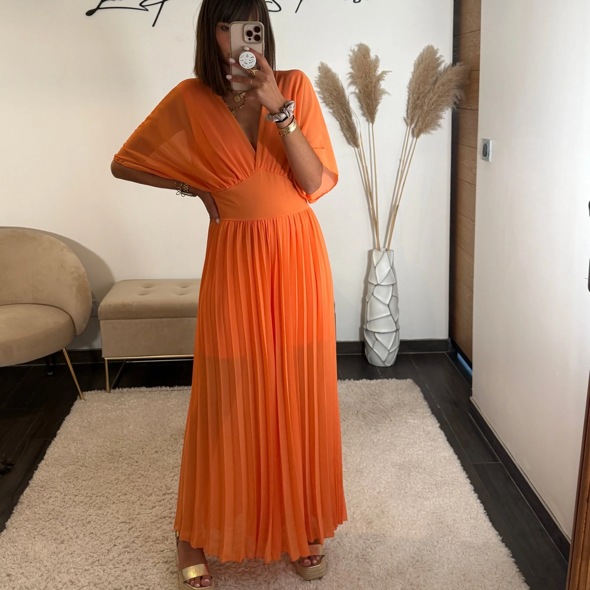 COMBINAISON ORANGE ANOUK