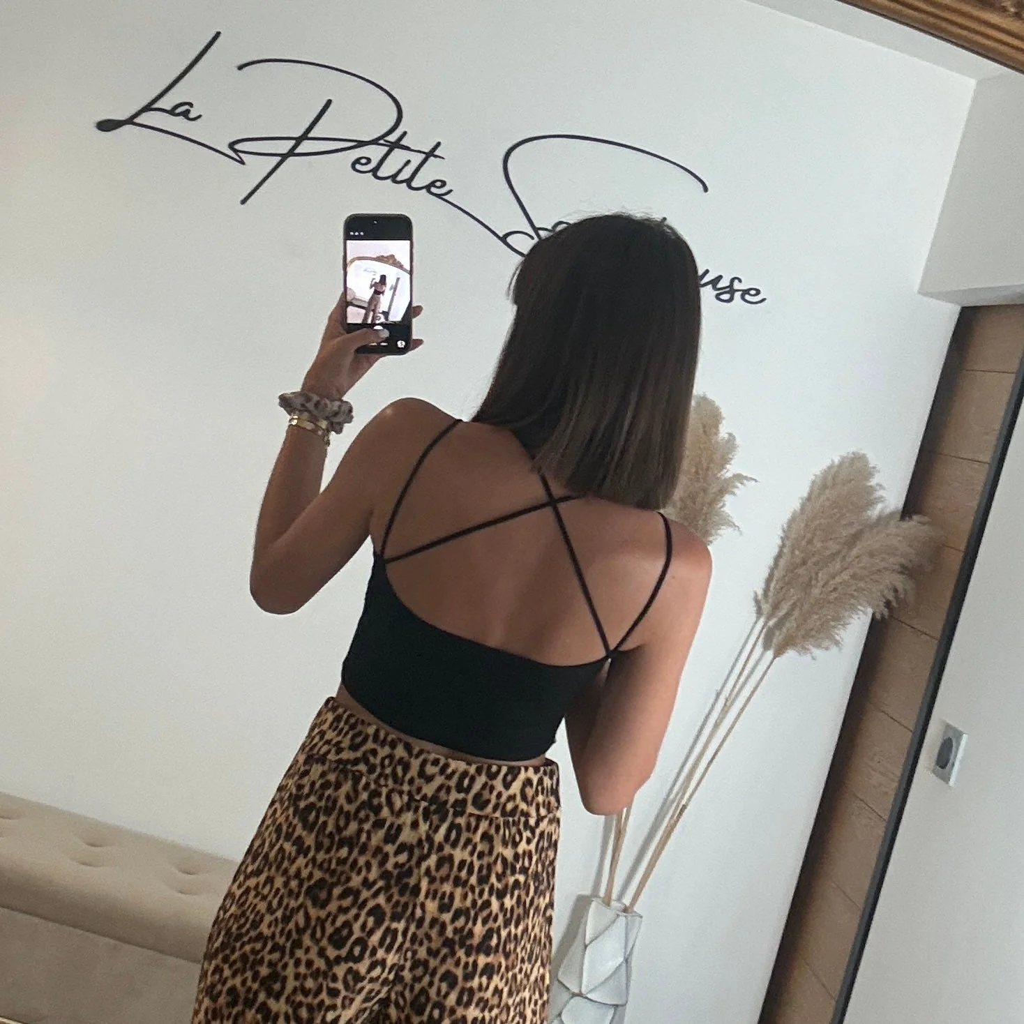 CROP TOP CROISE NOIR - Image 2