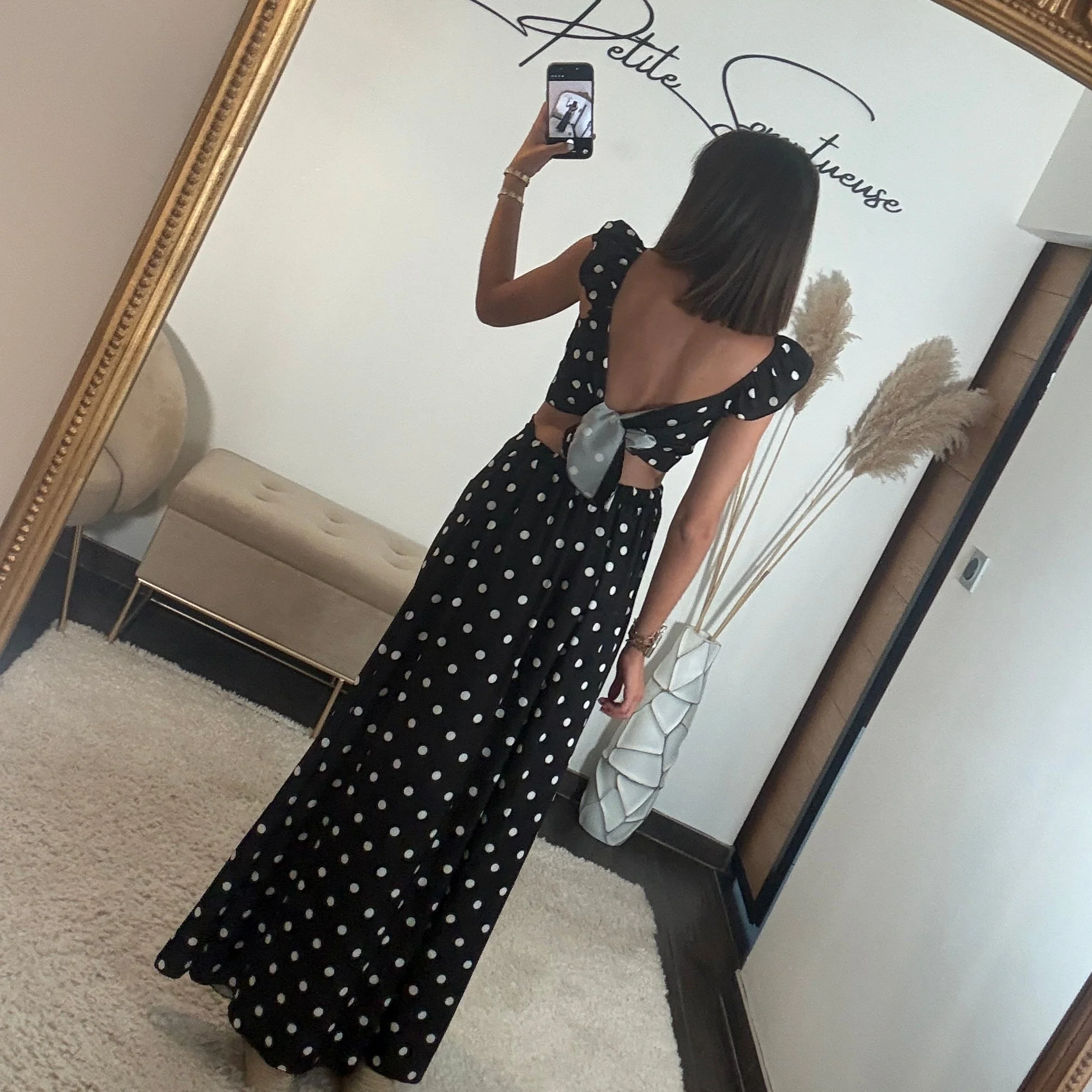 ENSEMBLE A POIS NOIR LOLA - Image 2