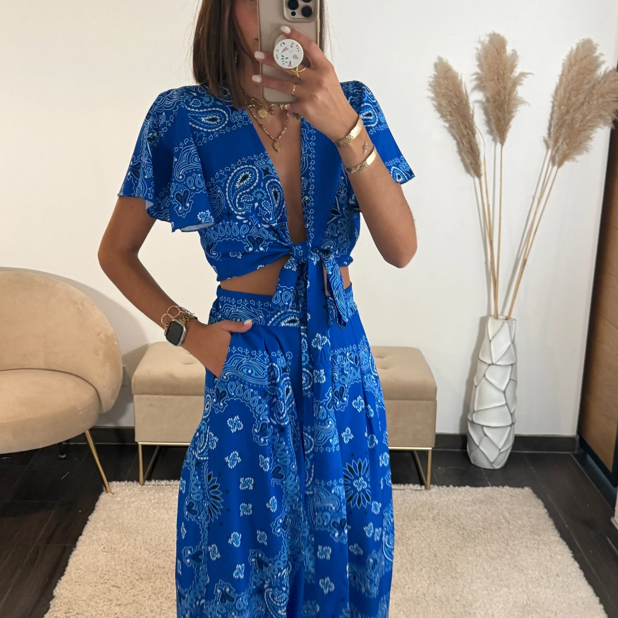 ENSEMBLE BLEU BANDANA - Image 4