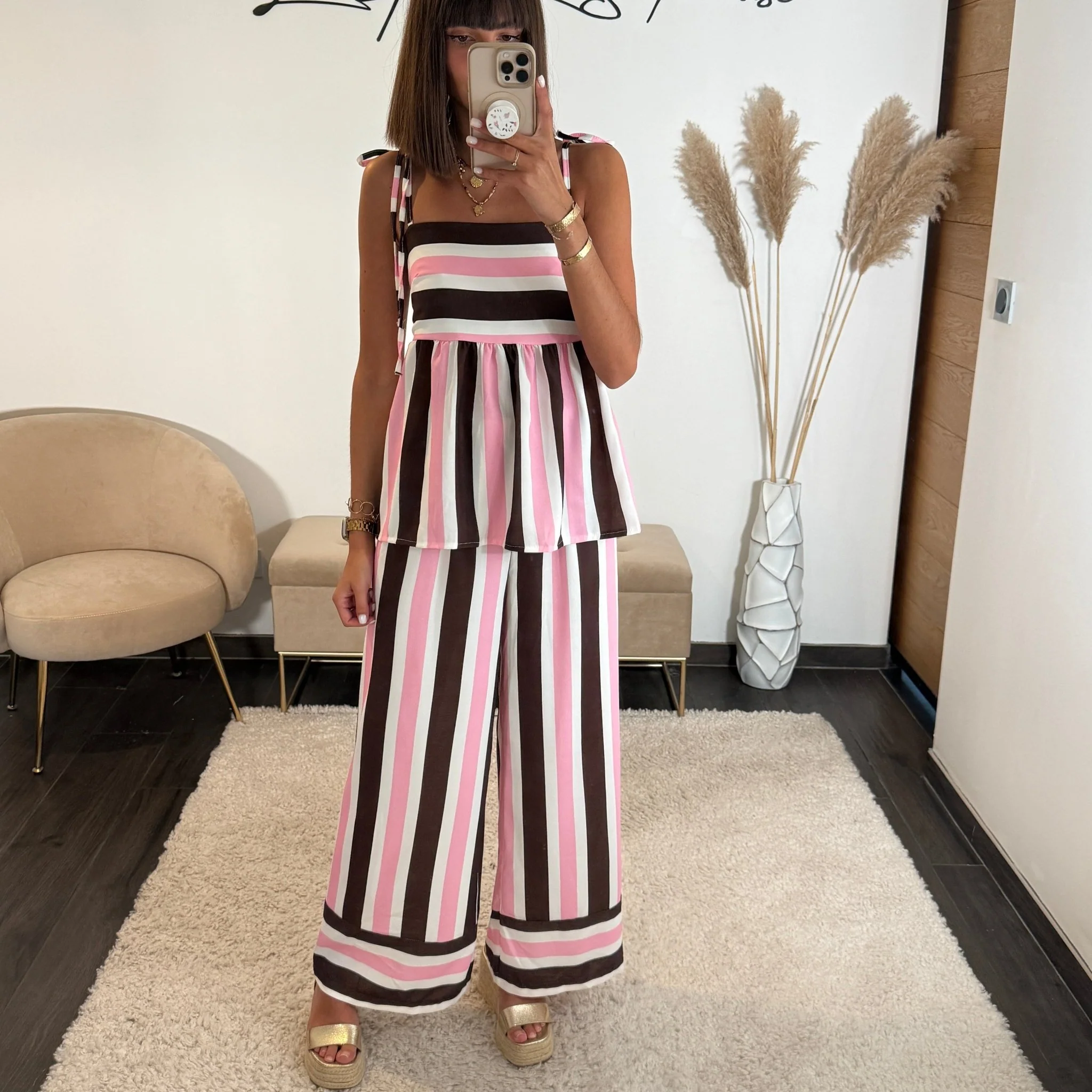 ENSEMBLE CHOCO ET ROSE SUNY