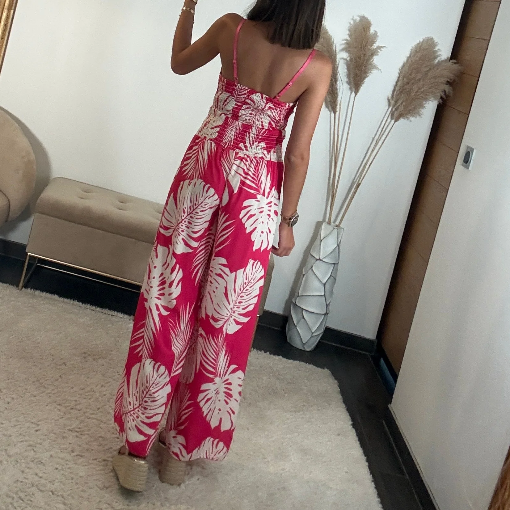 ENSEMBLE FUCHSIA FEUILLE - Image 4