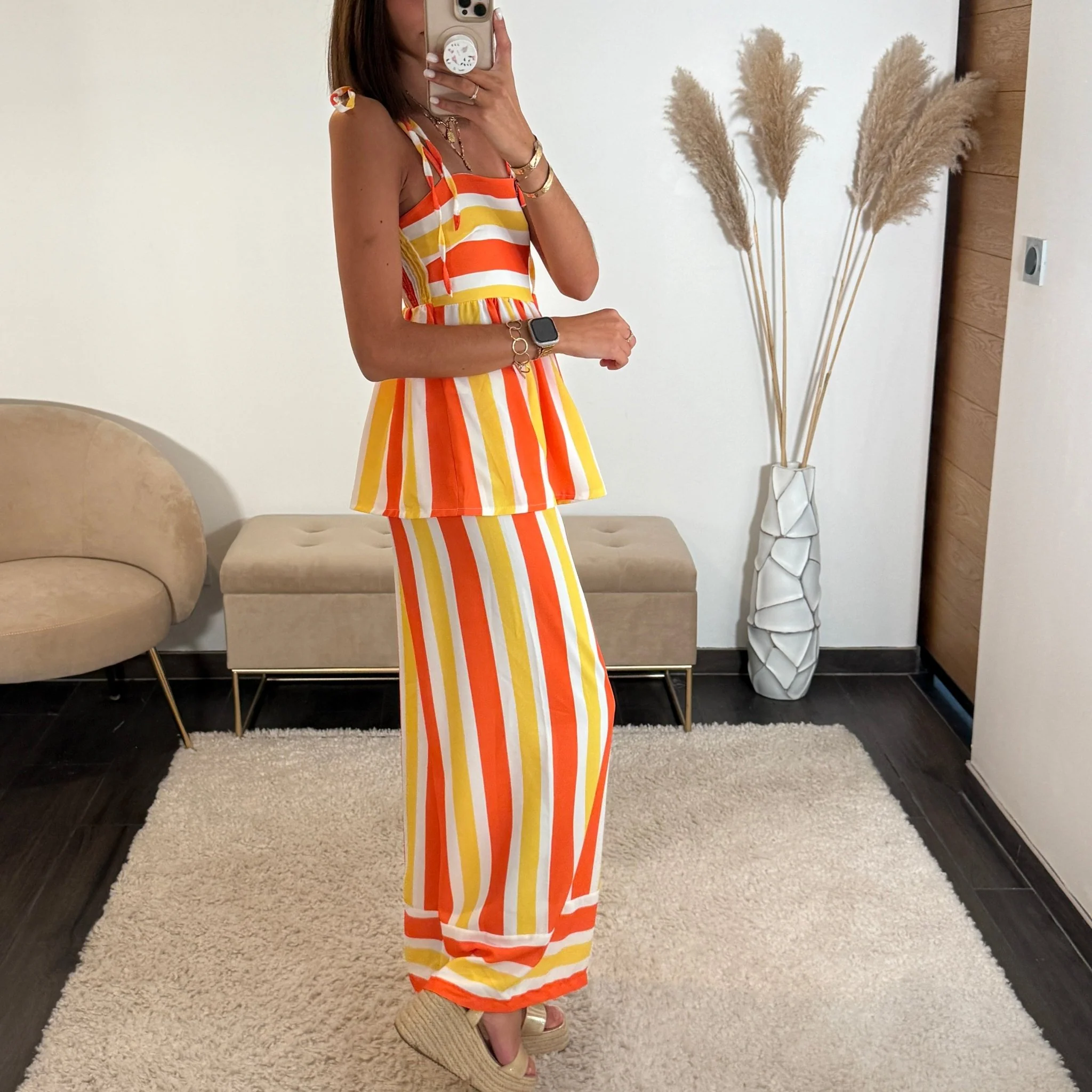 ENSEMBLE ORANGE ET JAUNE SUNY - Image 3