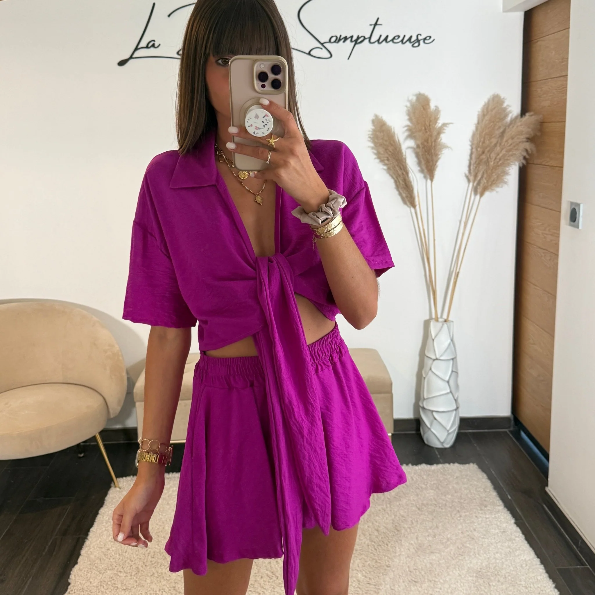 ENSEMBLE SHORT FUCHSIA MIRA