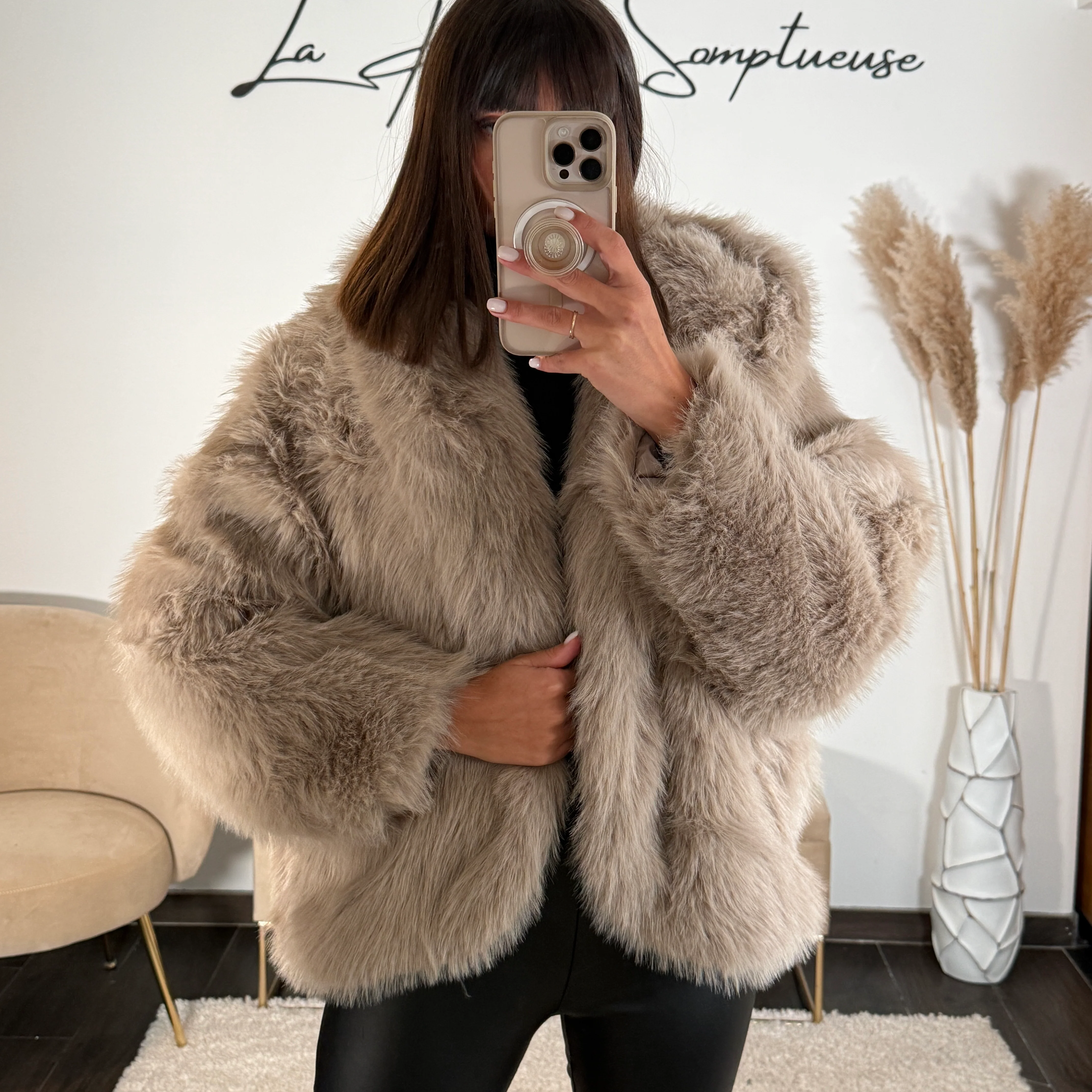 FOURRURE TAUPE ZELLY