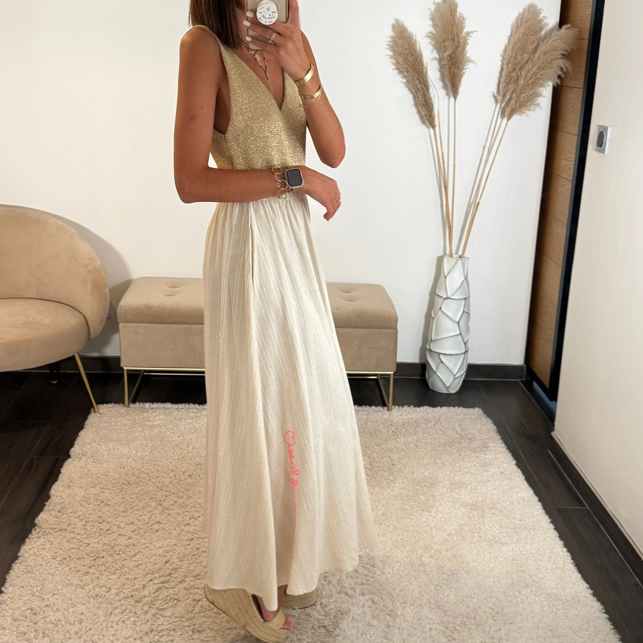 JUPE BEIGE SUMMER OF LOVE - Image 2