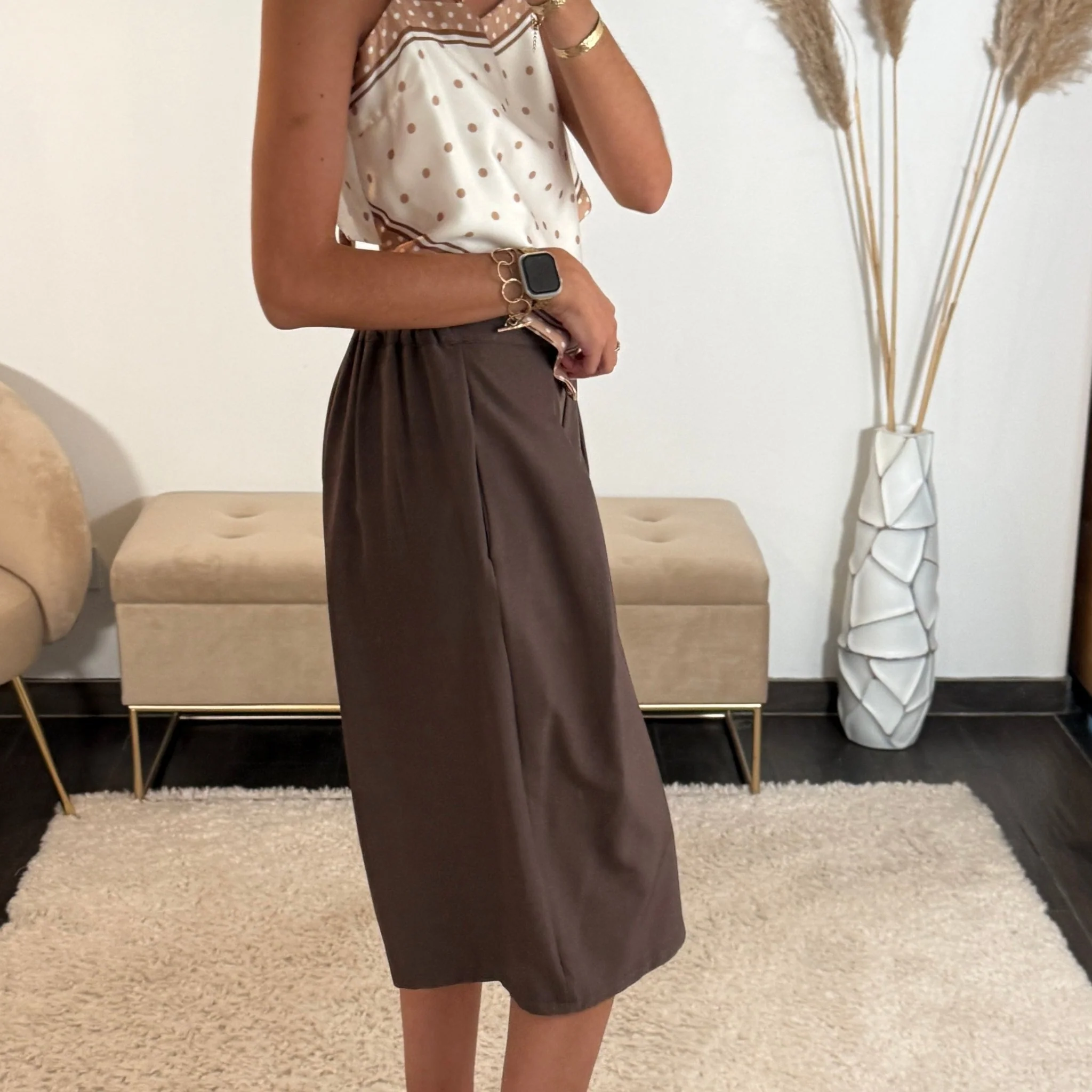 JUPE CULOTTE CHOCO - Image 4