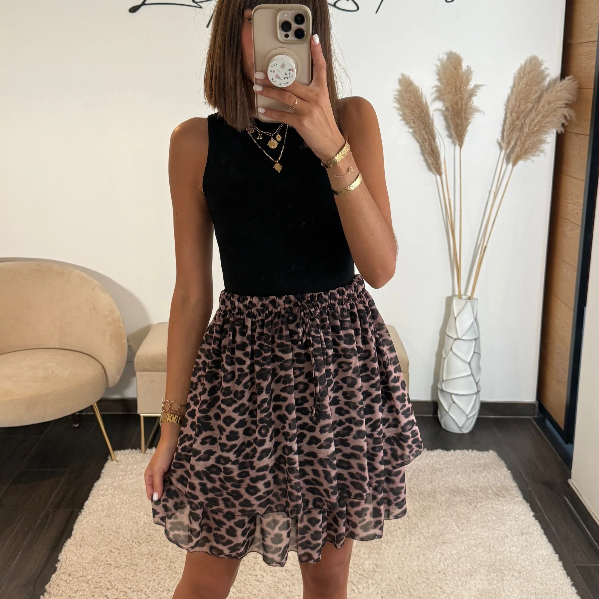 JUPE LEOPARD LOUNA