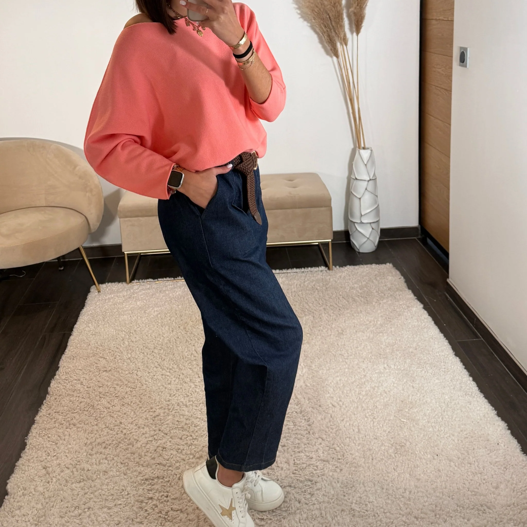 PANTALON JEAN CEINTURE GHANA - Image 2