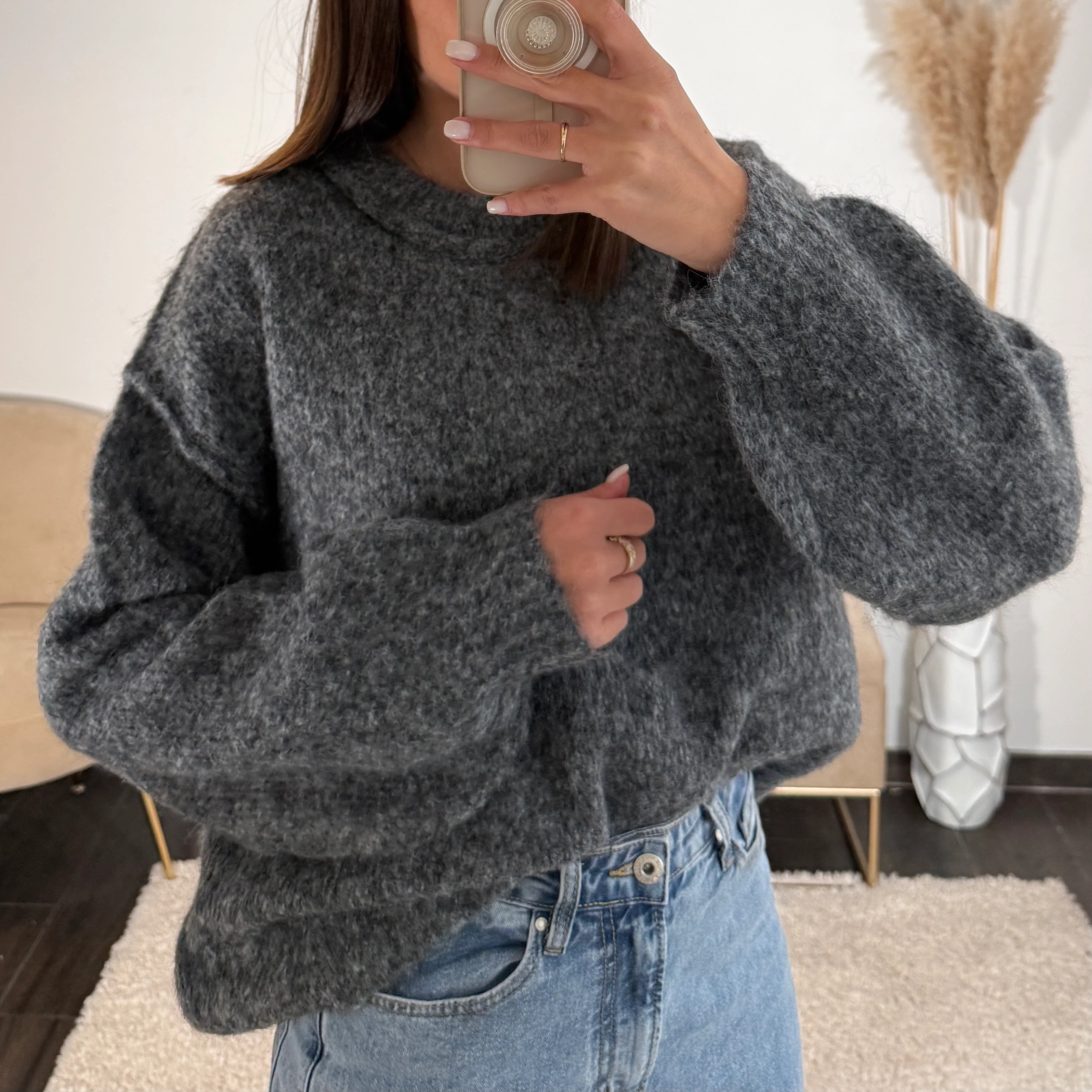 PULL EN LAINE GRIS FELIX - Image 2