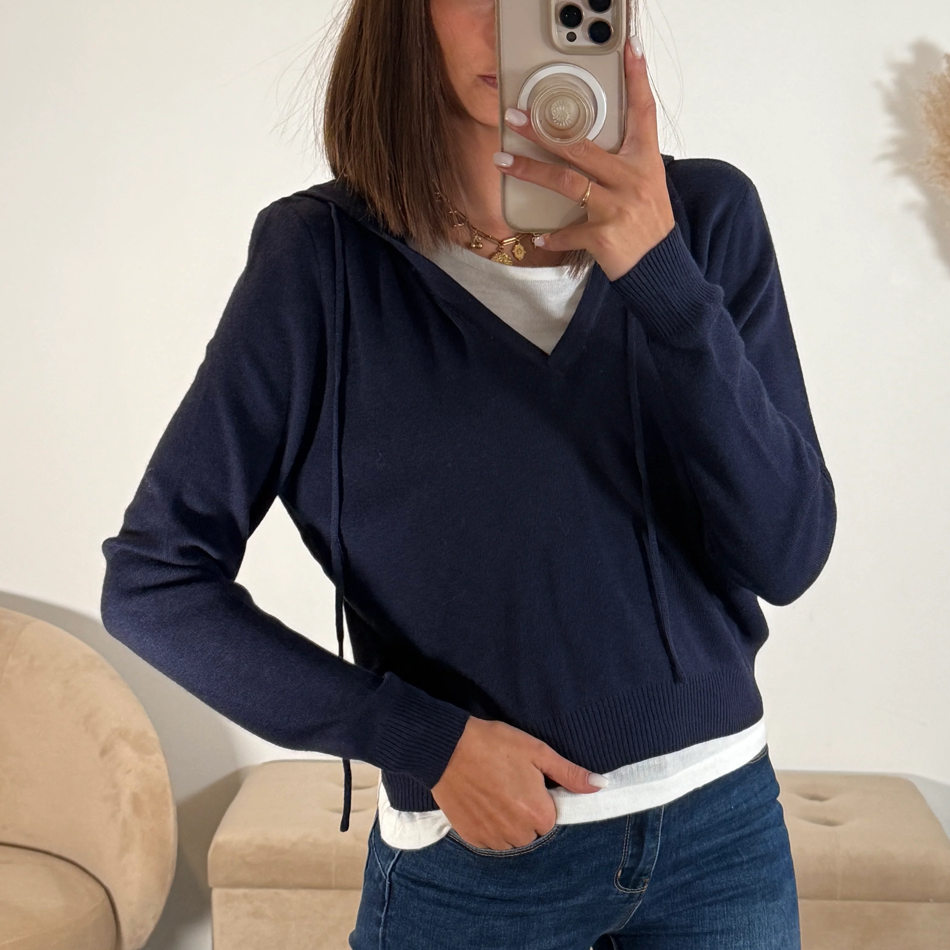 PULL T-SHIRT MARINE REMY