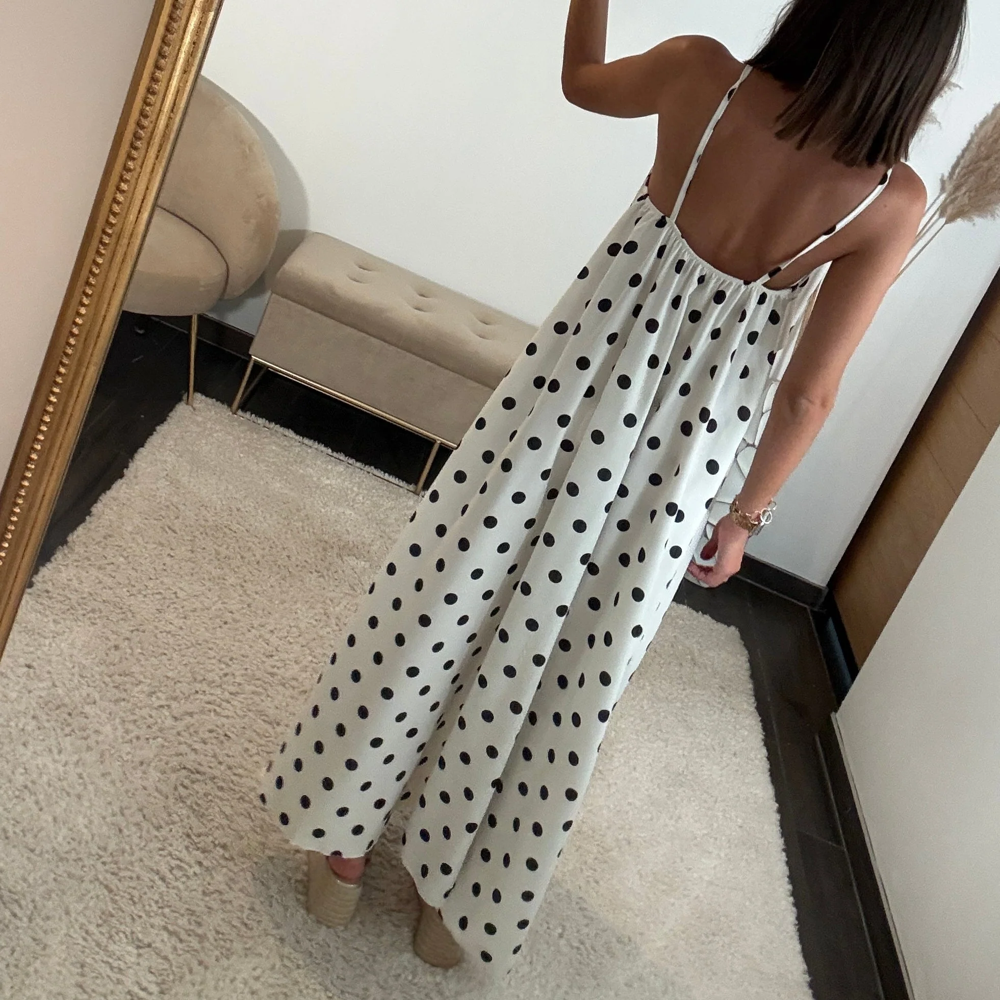 ROBE A POIS BLANCHE PENNY - Image 3