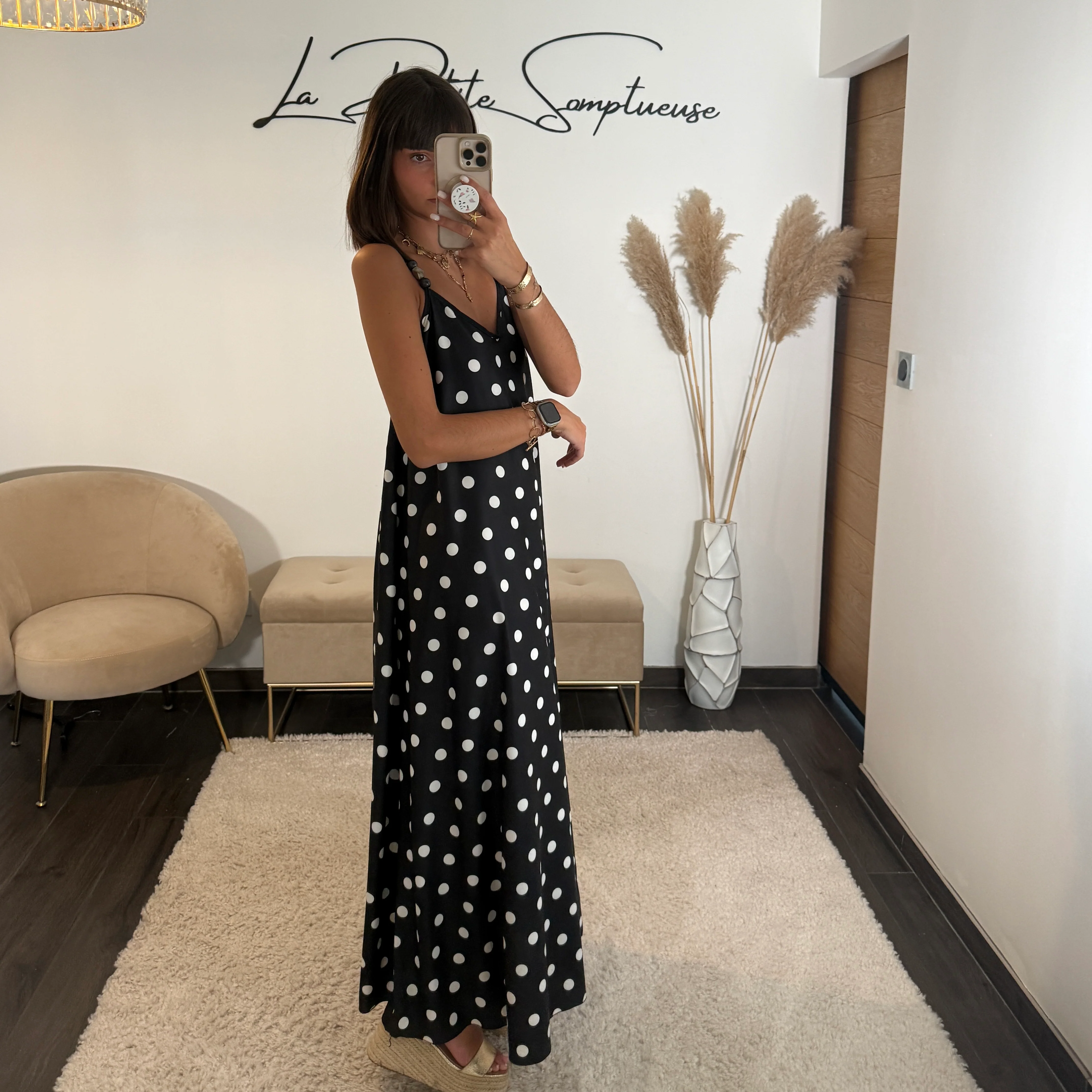 ROBE A POIS NOIR PENNY - Image 2