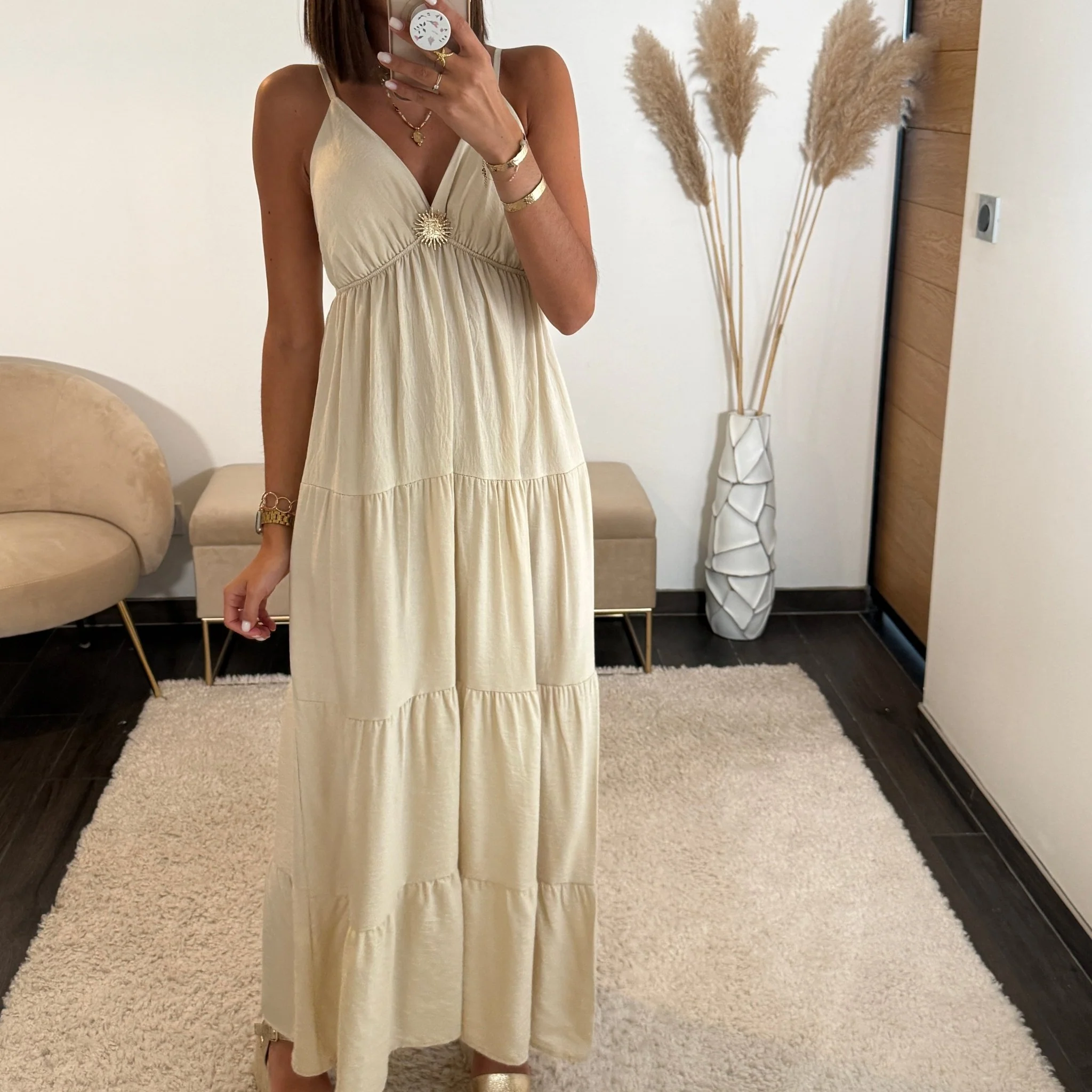 ROBE BEIGE SOLEIL