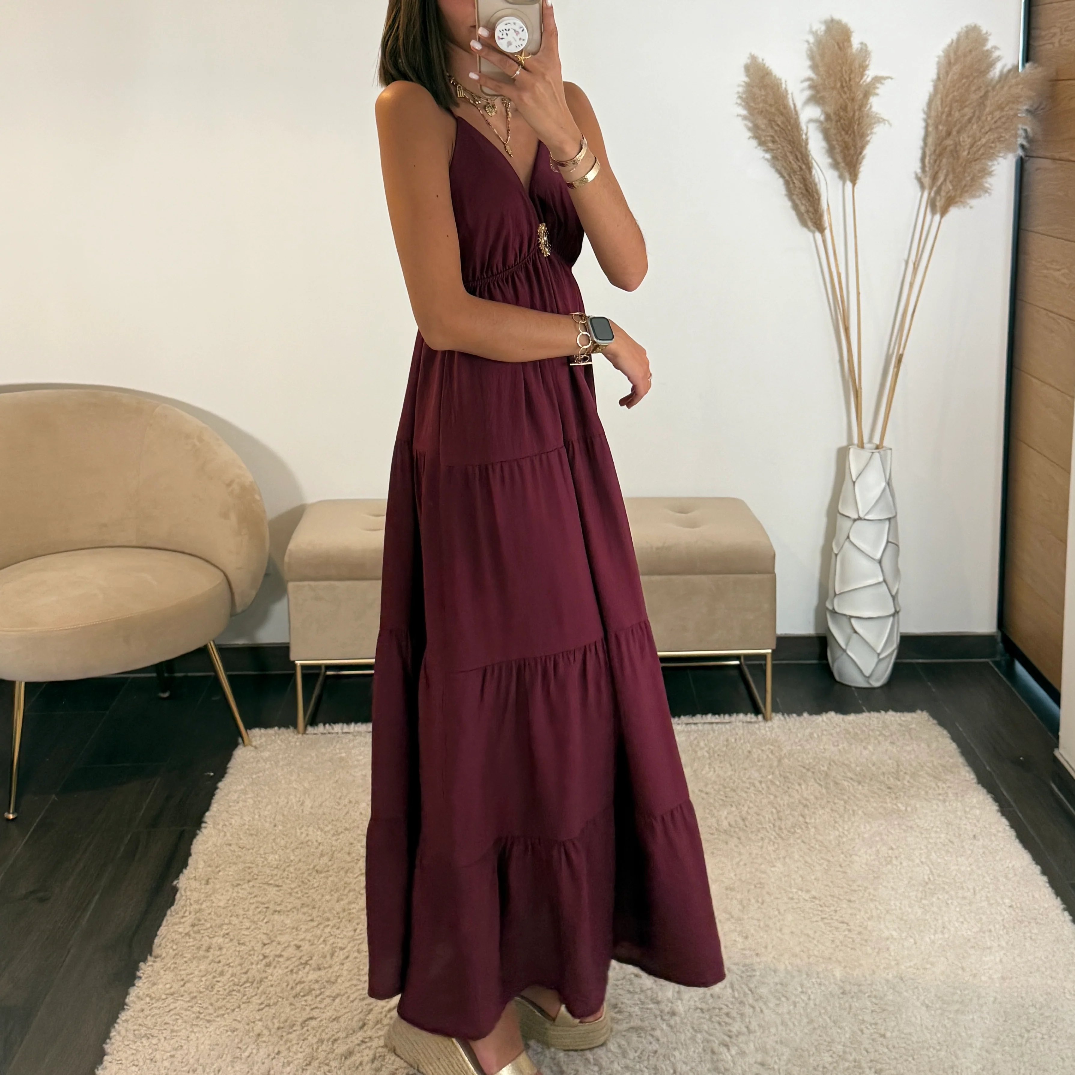 ROBE BORDEAUX SOLEIL - Image 2