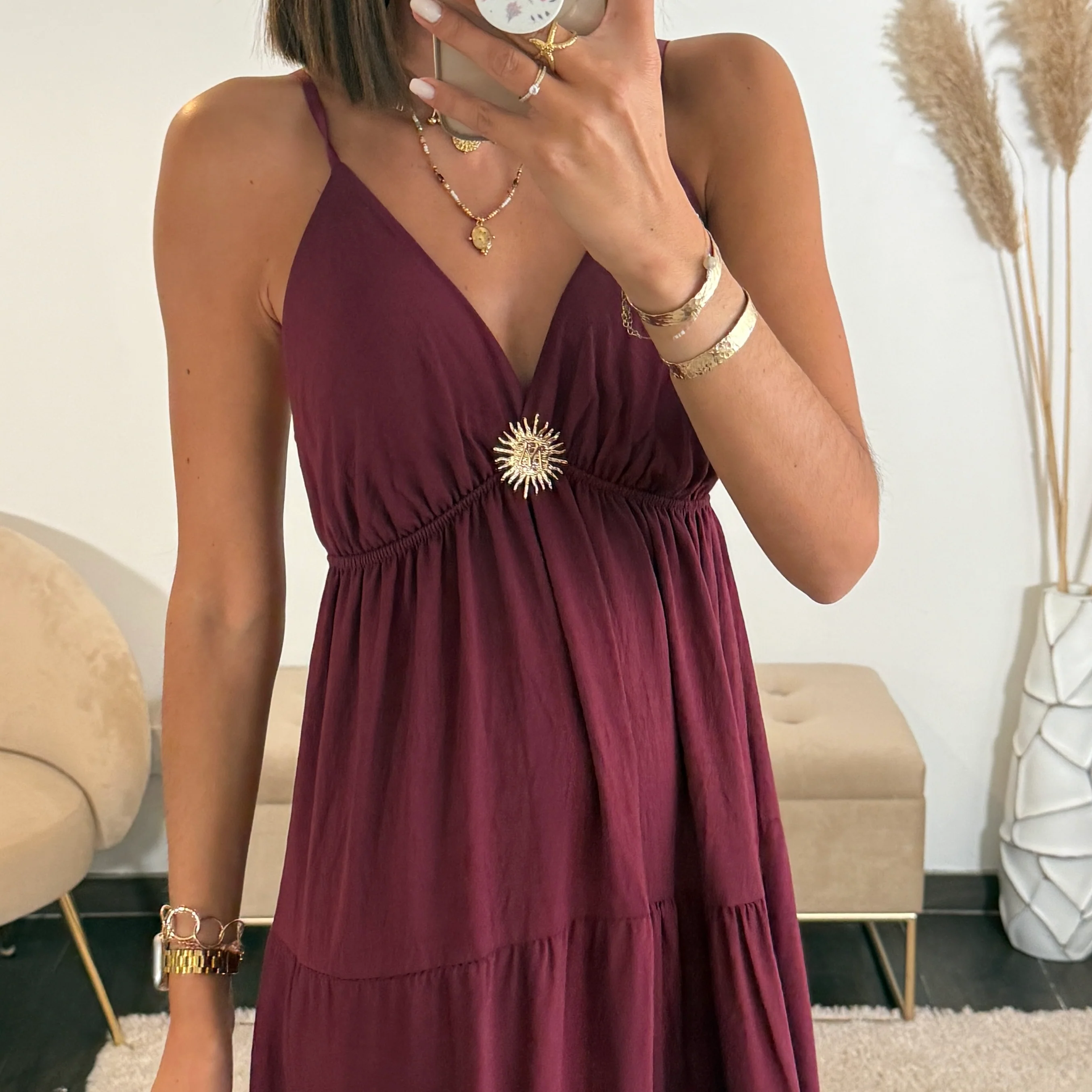 ROBE BORDEAUX SOLEIL - Image 3
