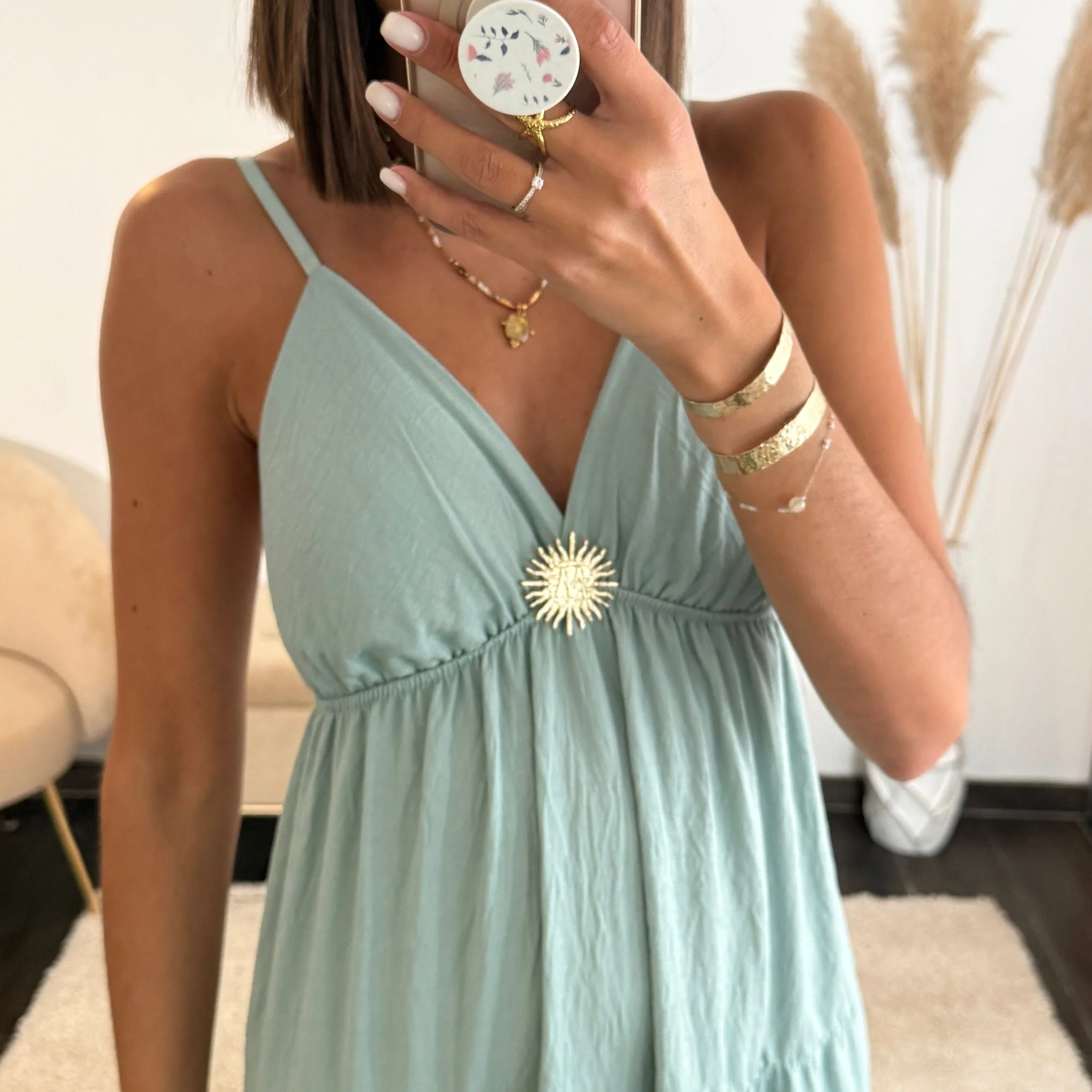 ROBE CELADON SOLEIL - Image 5