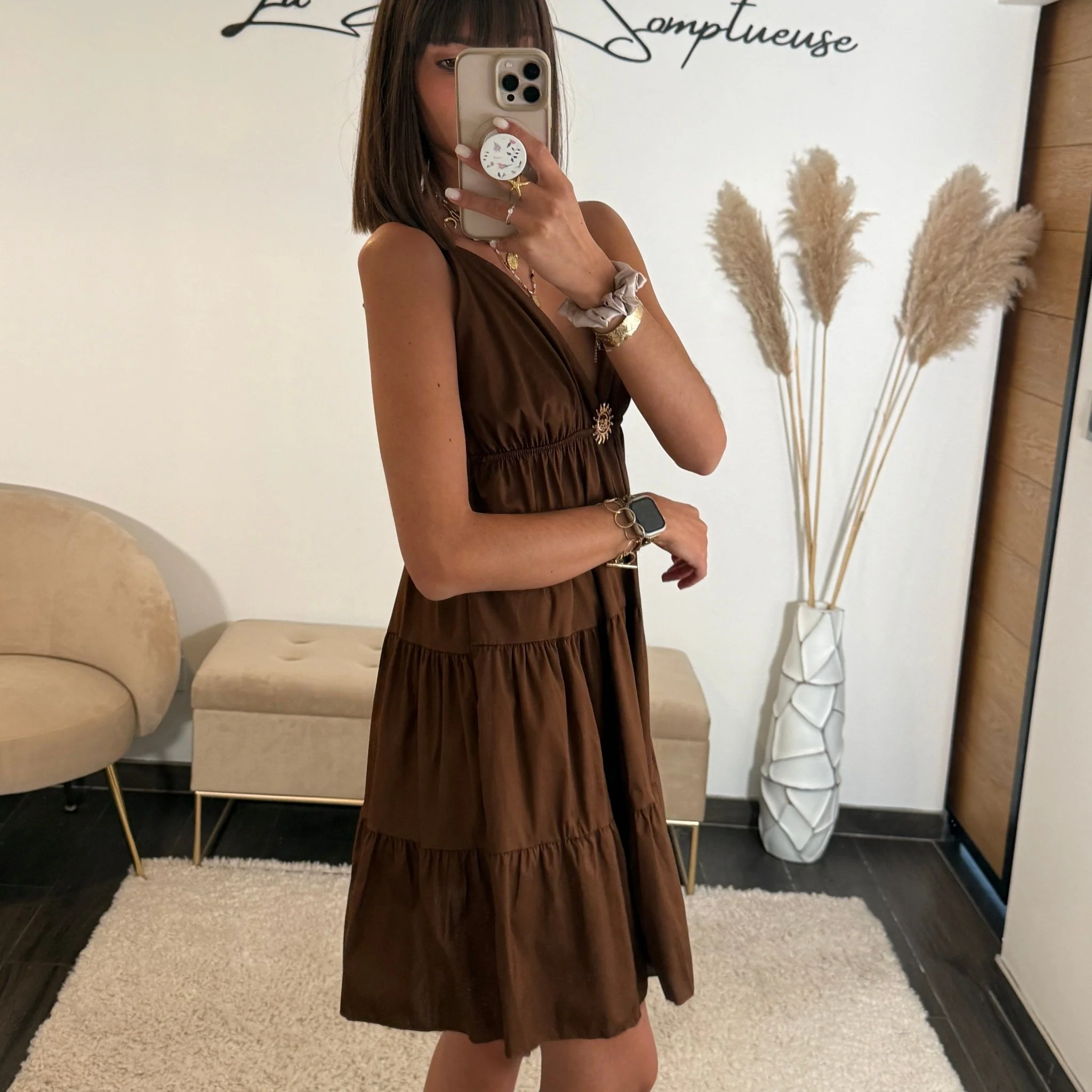 ROBE COURTE CHOCO SOLEIL - Image 2