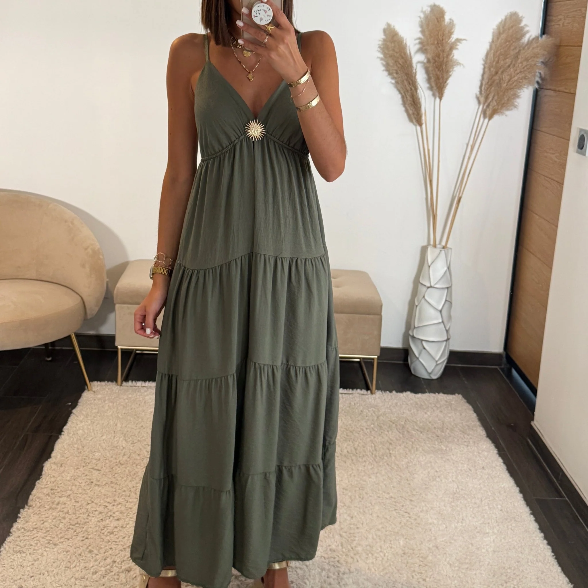 ROBE KAKI SOLEIL