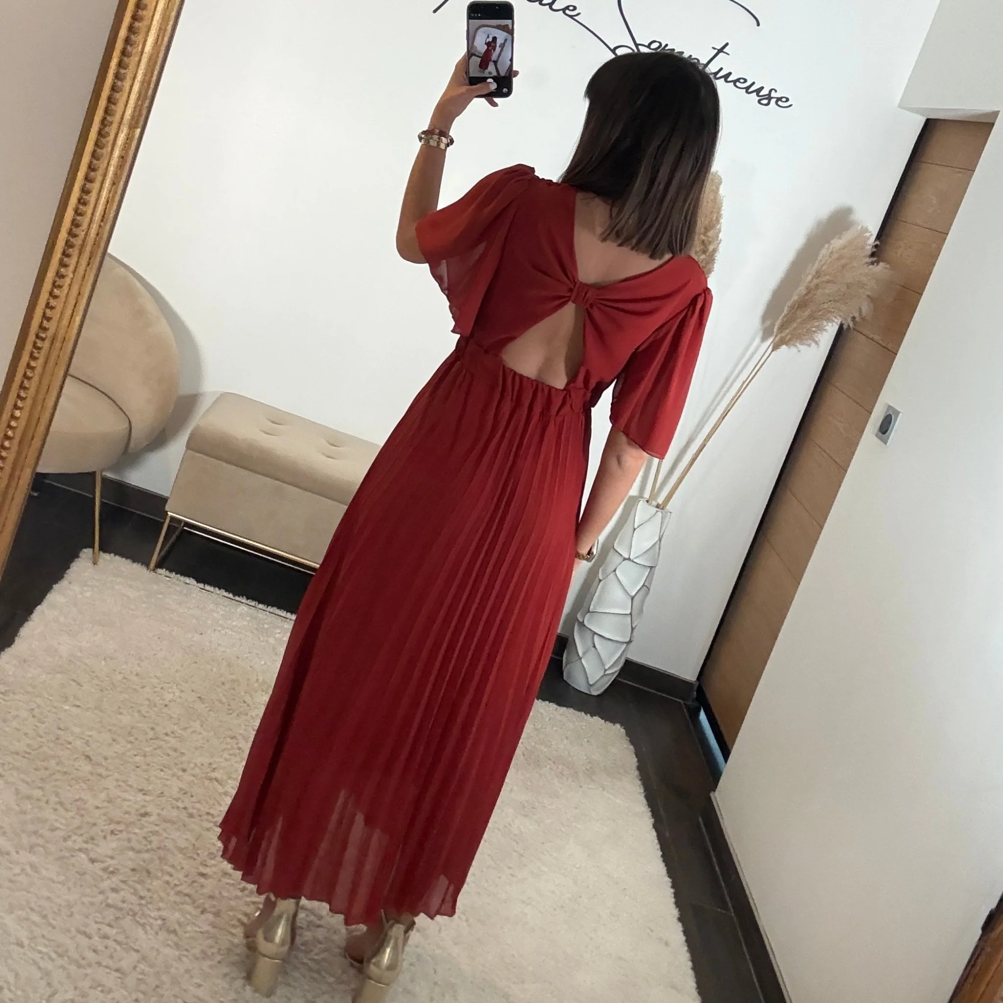 ROBE TERRACOTTA FLORIA
