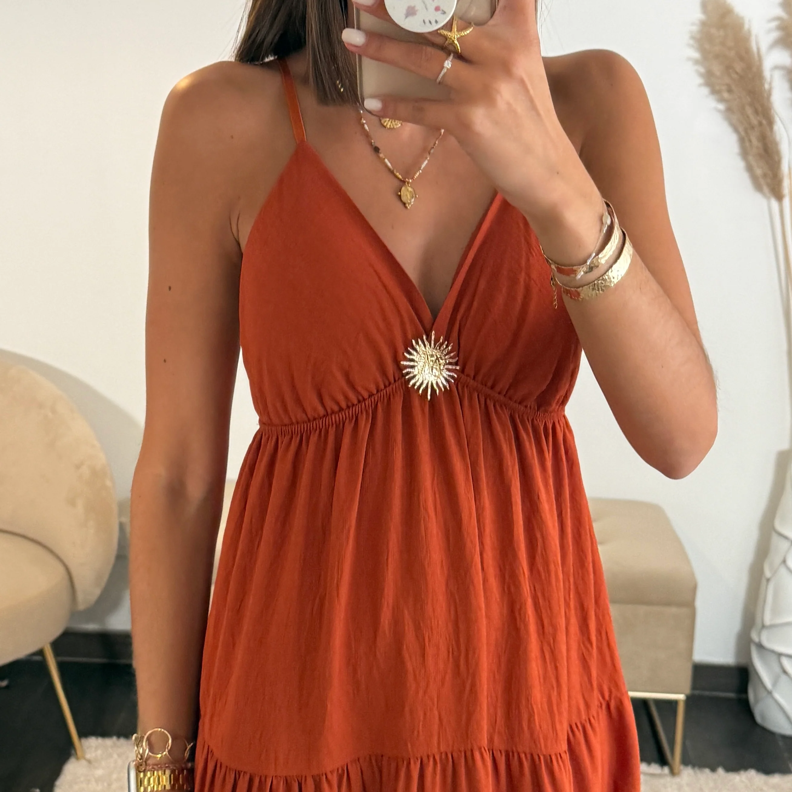 ROBE TERRACOTTA SOLEIL - Image 2