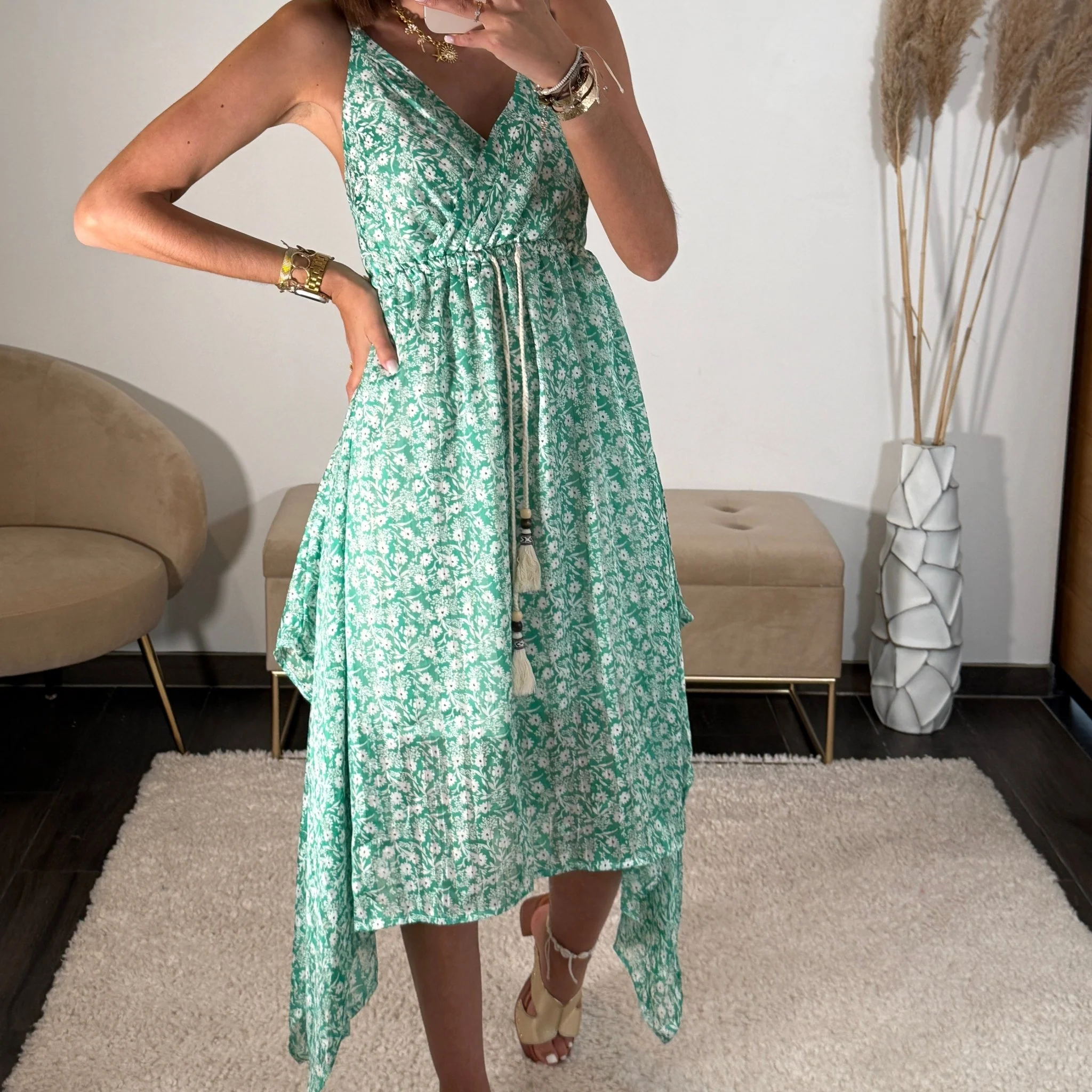 ROBE VERTE AZELIE - Image 4